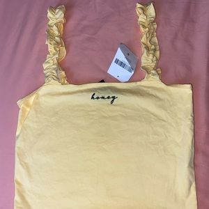 Yellow honey shirt